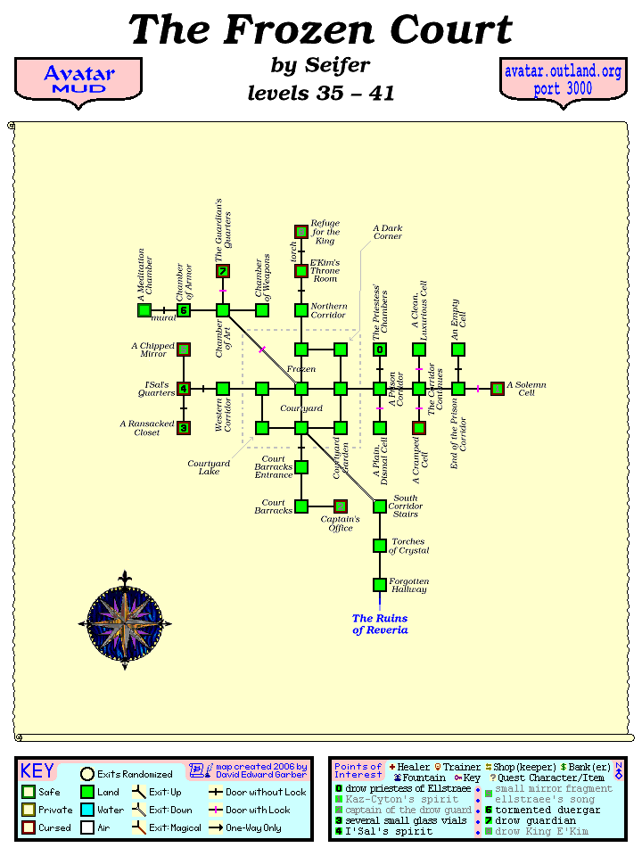 Avatar MUD Area Map - Frozen Court.GIF