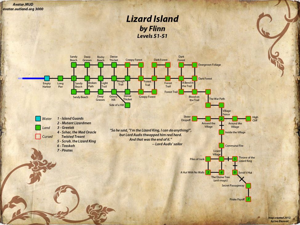 Lizard Island Map - Avatar Wiki Mirror